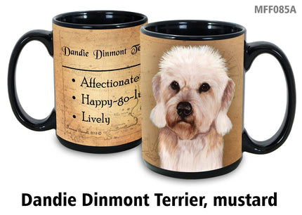 Dandie Dinmont Terrier Mustard Mug Coffee Cup