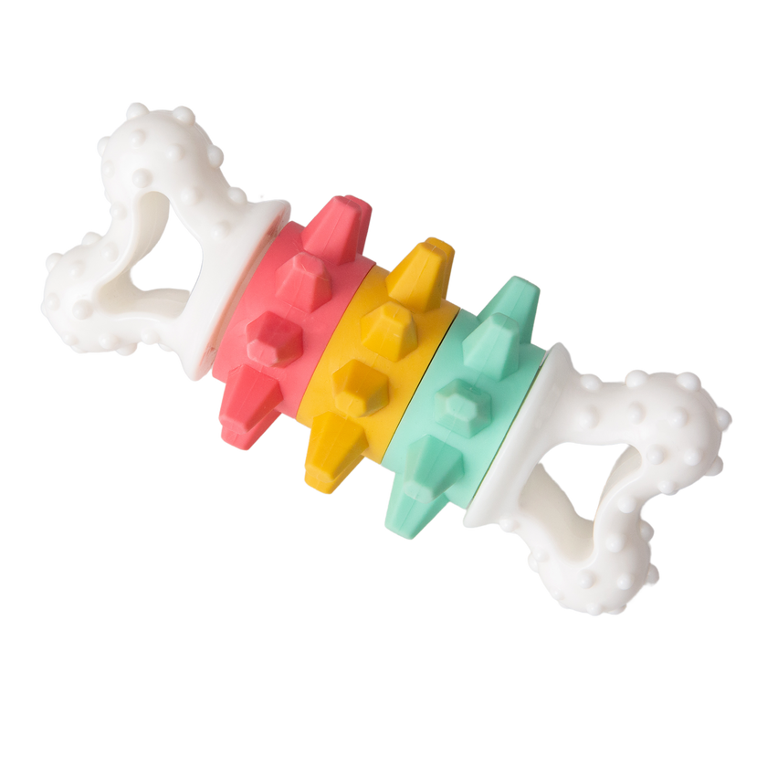 Twist & Shake Nylon Noisy Bone Dog Toy