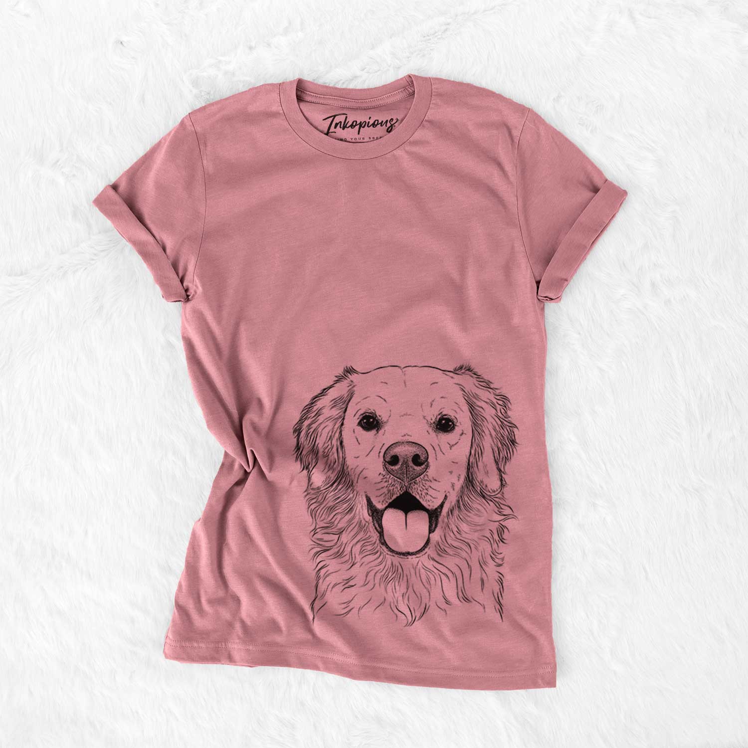 Golden Retriever Tee- Juniper