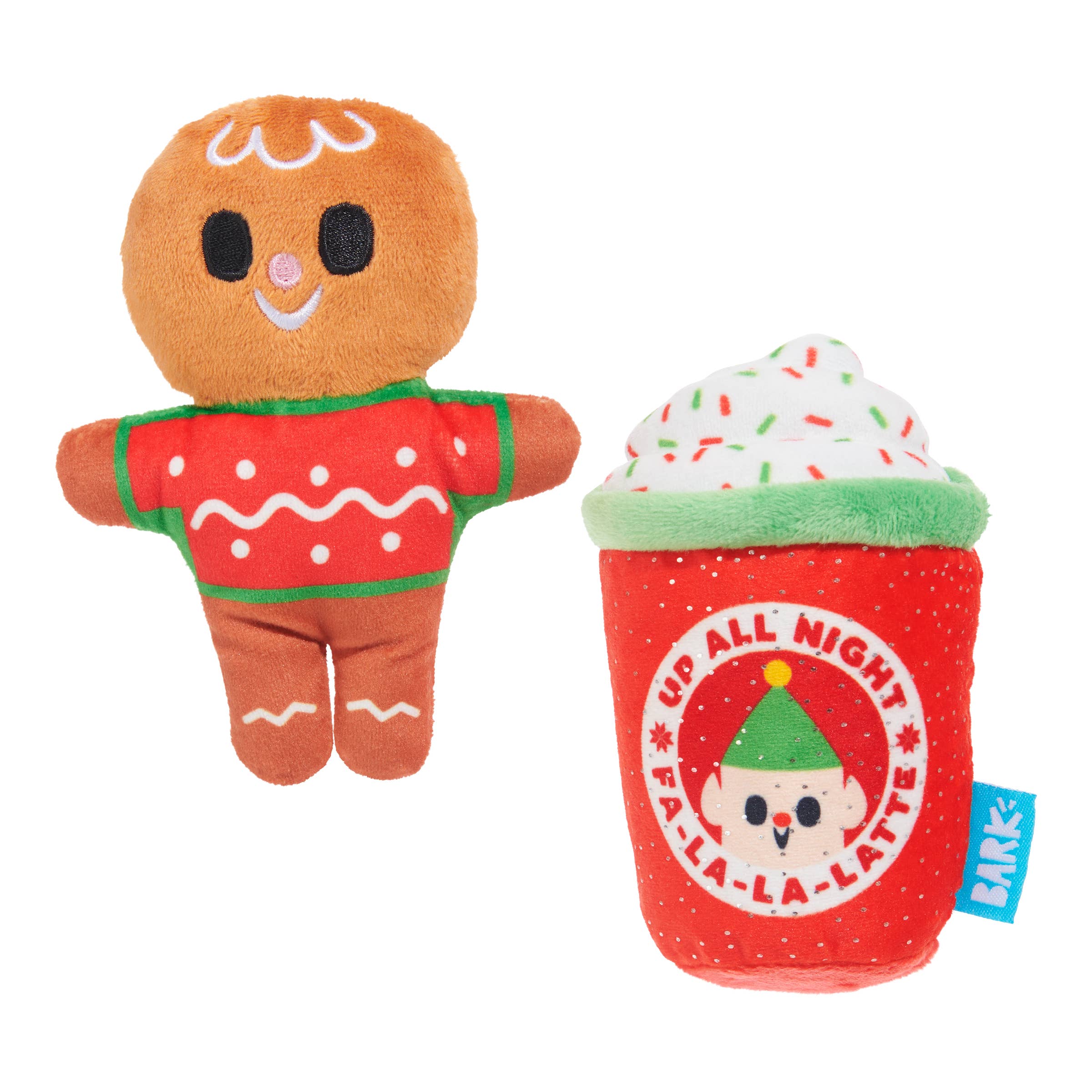 BARK Ginger Brew Crew Dog Toy