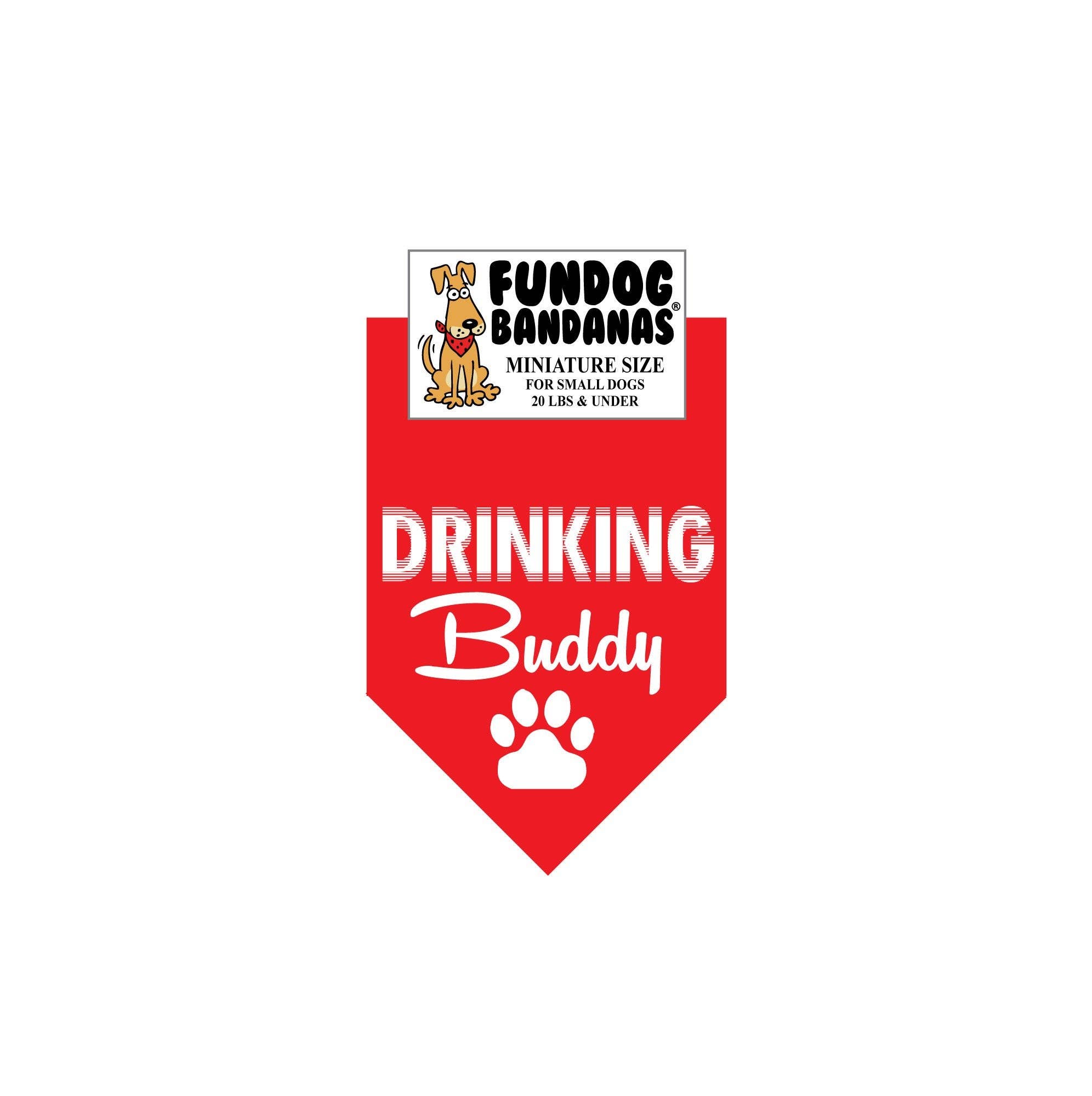 Drinking Buddy Dog Bandana