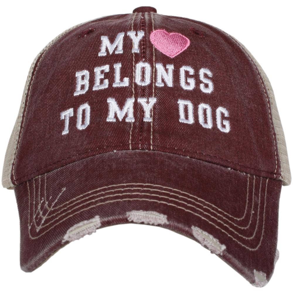 My Heart Belongs To My Dog Trucker Hat