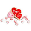 Valentine's Hearts Dog Tennis Ball Mini or Regular Single