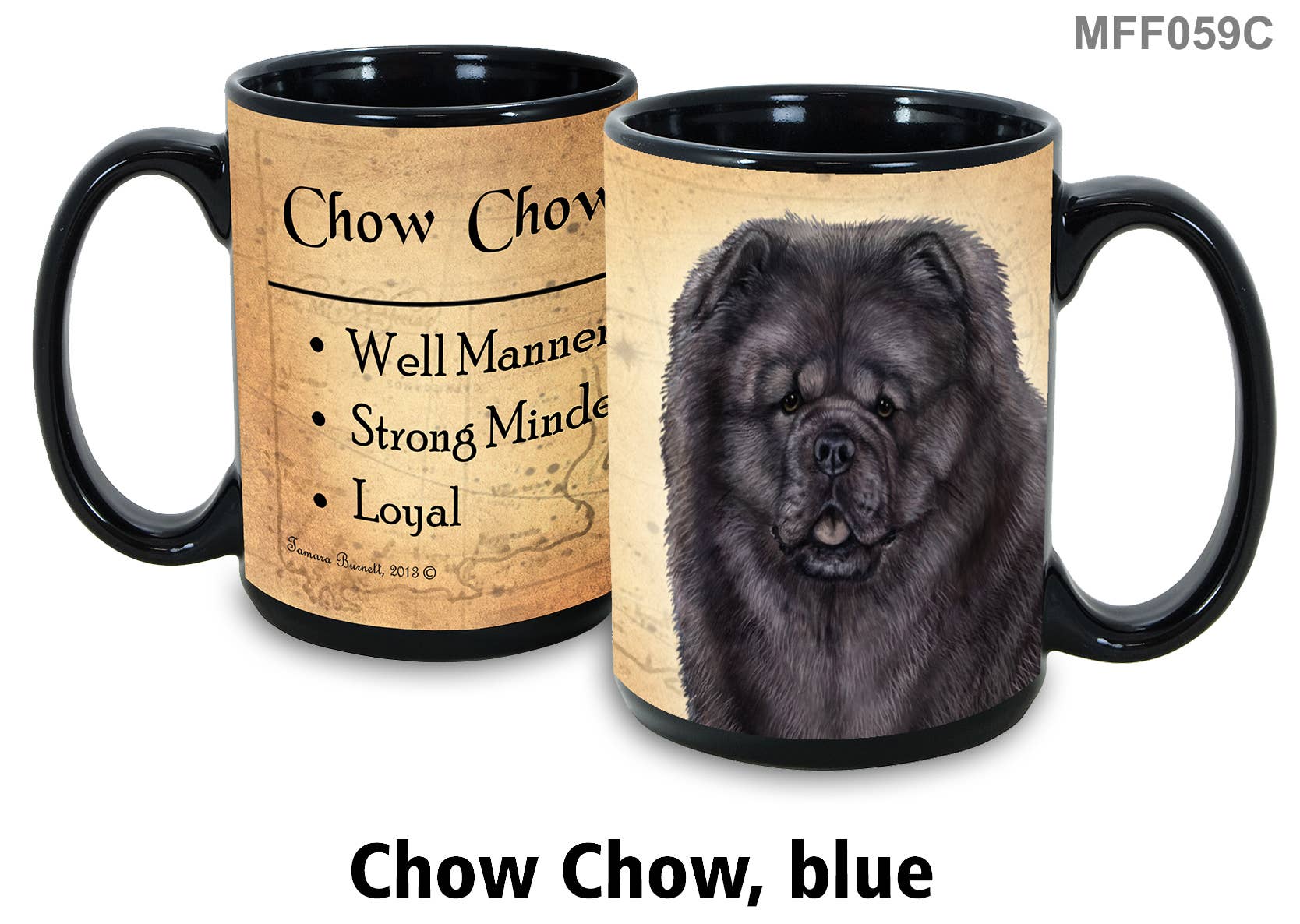 Chow Blue Mug Coffee Cup