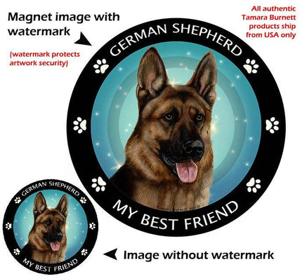 German Shepherd Sable Magnet