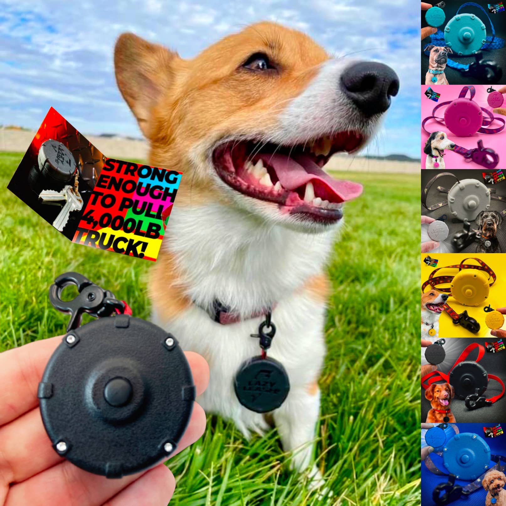 LAZY LEASH! Mini Wearable Clip-On Power Leash!