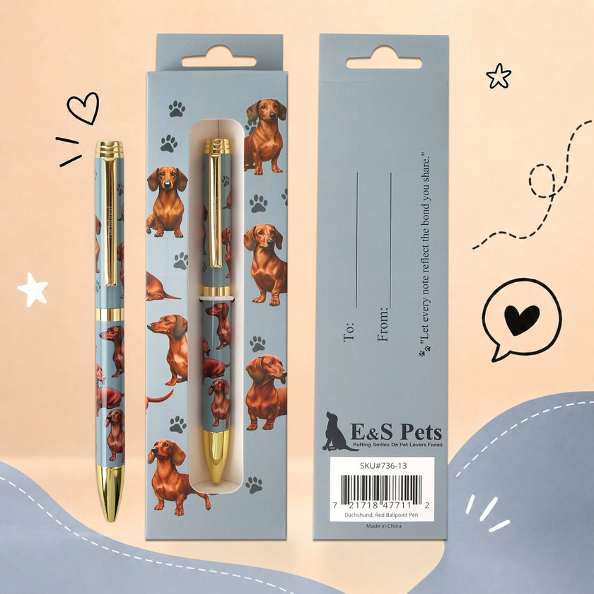 Dachshund Red Pet Lover Ballpoint Pen