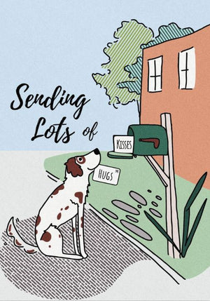 Edible Greeting Card for dogs- Sending Love