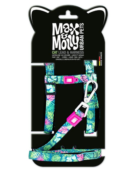 Cat Harness & Leash-Tropical