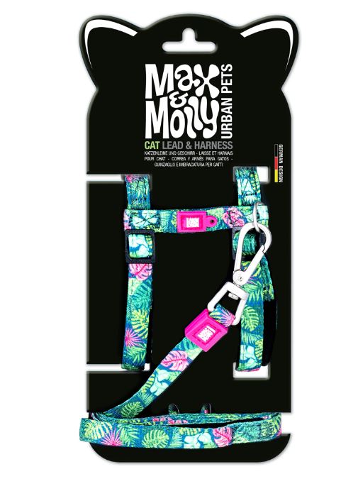 Cat Harness & Leash-Tropical