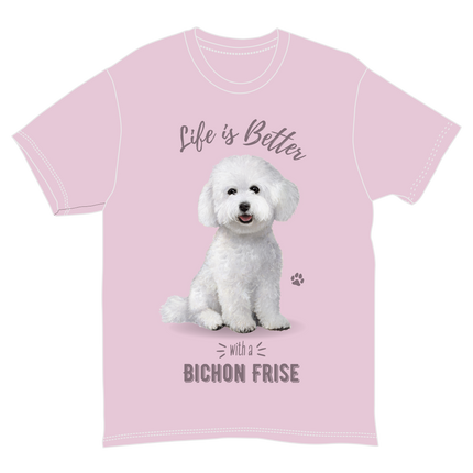 Bichon Frise Dog Tee Shirt Unisex