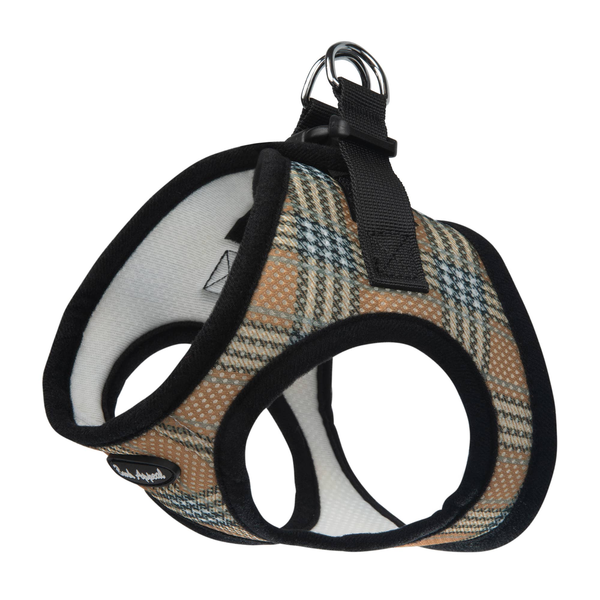 Plaid Mesh Step in Harness