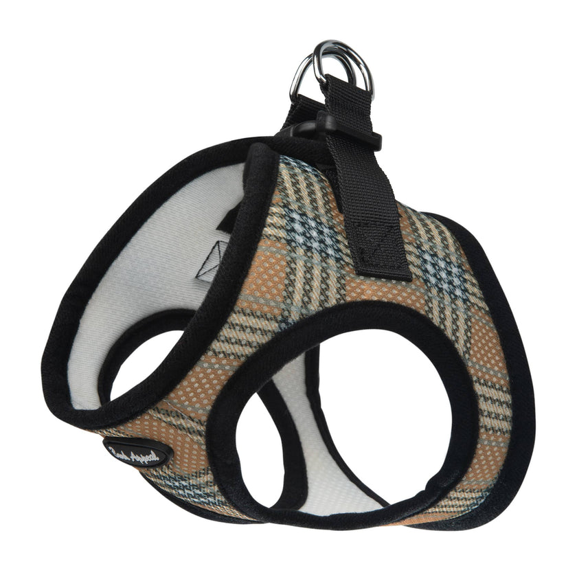 Plaid Mesh Step in Harness