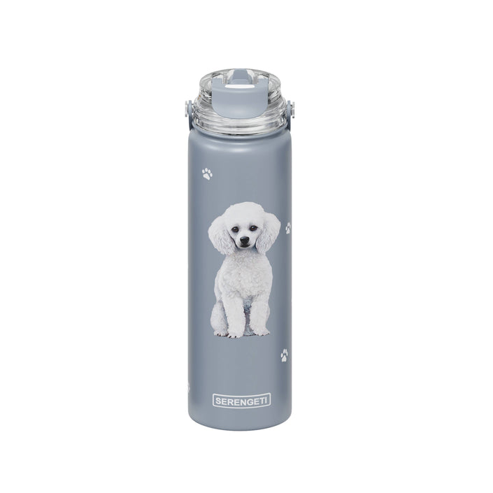 Poodle Stainless Steel Water Bottle 24 Oz. Serengeti