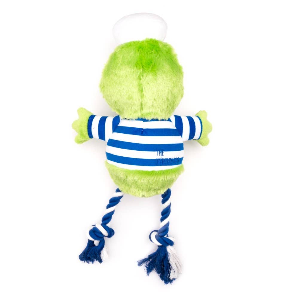 Nautical Alligator Dog Toy