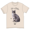 Silver Tabby Cat Tee Shirt Unisex