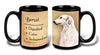 Borzoi White My Faithful Friend Mugs