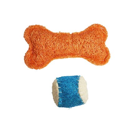 Hip Doggie Organic Vegetable Dental Toy - Playtime Set Small