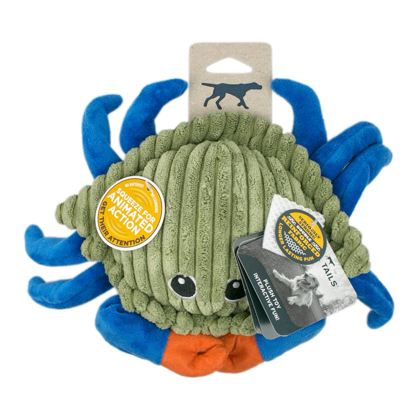 Dog Toy Crab Animated Plush Crab Toy