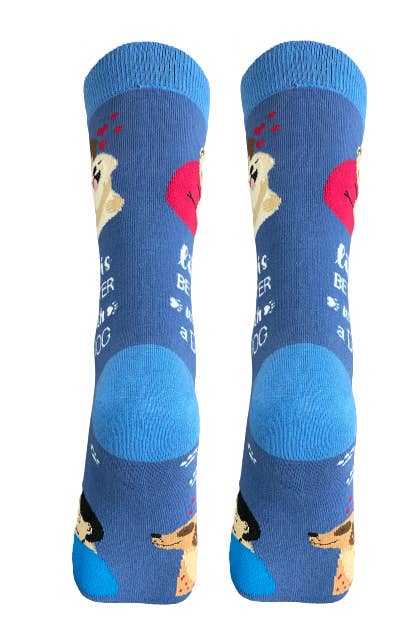 Life is Better with A Dog - Dog Socks Unisex