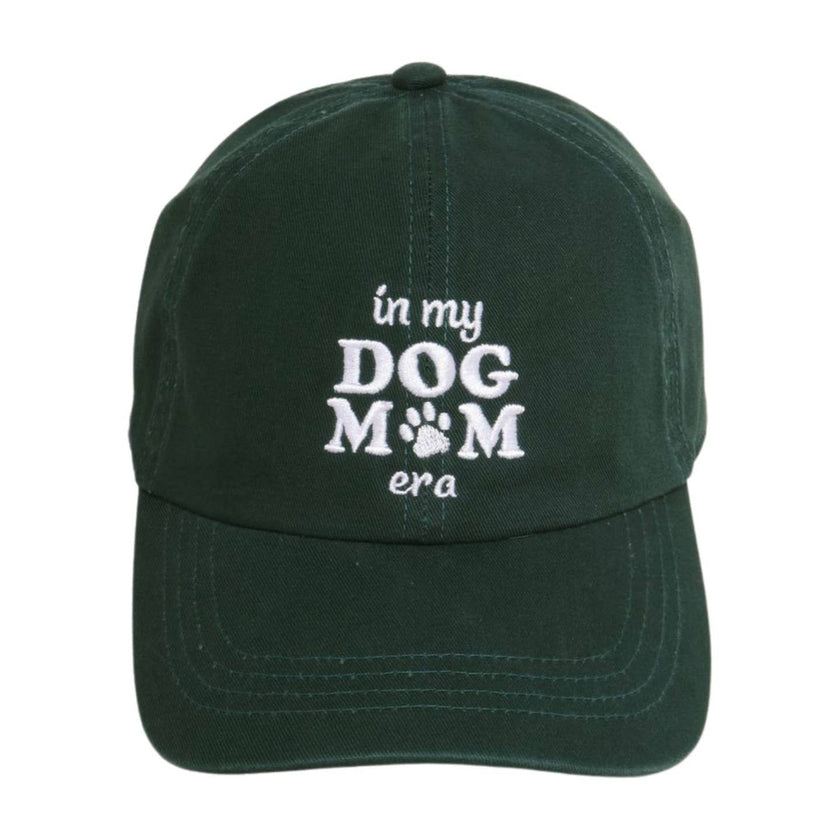 In My Dog Mom Era Embroidered Baseball Cap