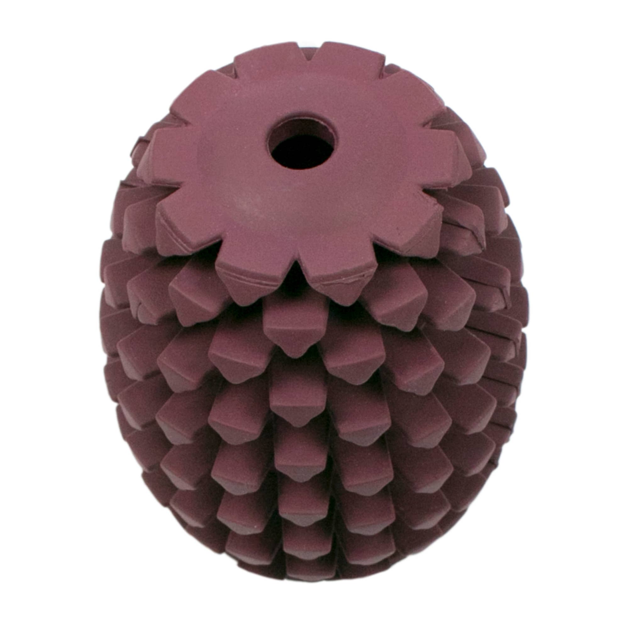 Dog Toy Pinecone Purple  Natural Rubber Toy