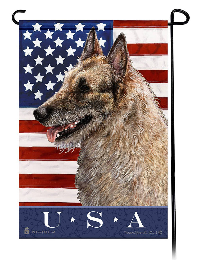 Belgian Laekenois True Blue Garden Flag