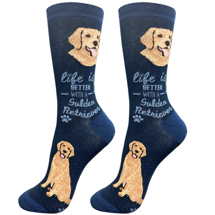 Golden Retriever Dog Socks Unisex