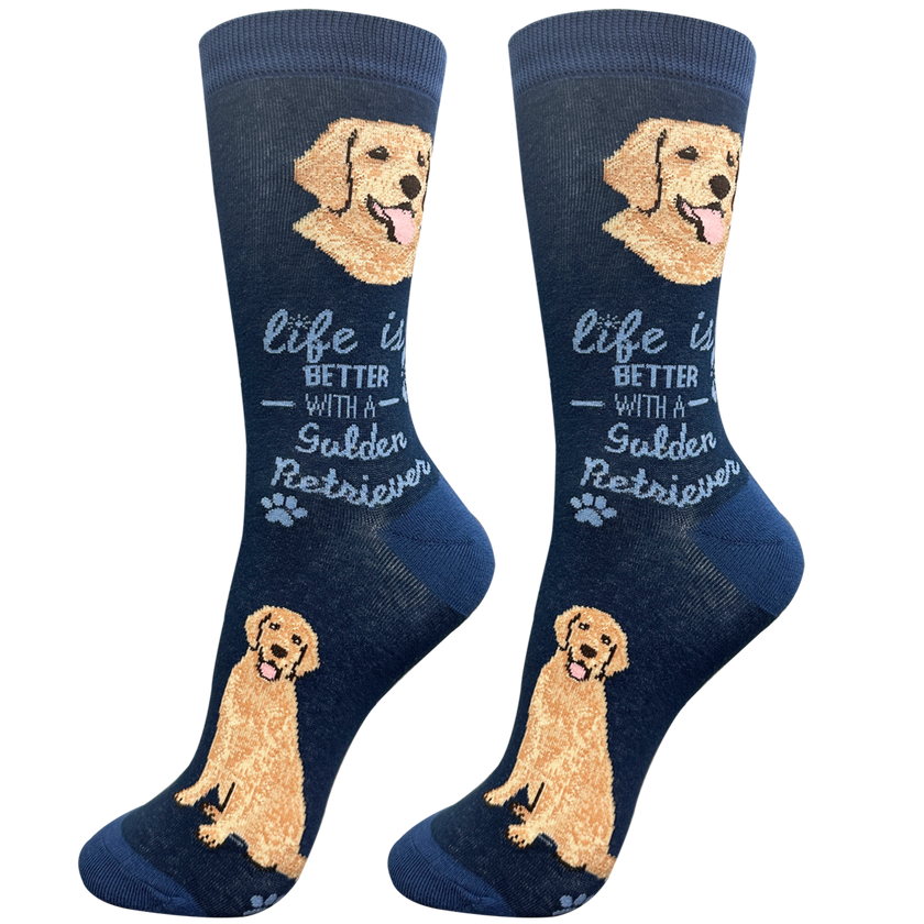 Golden Retriever Dog Socks Unisex