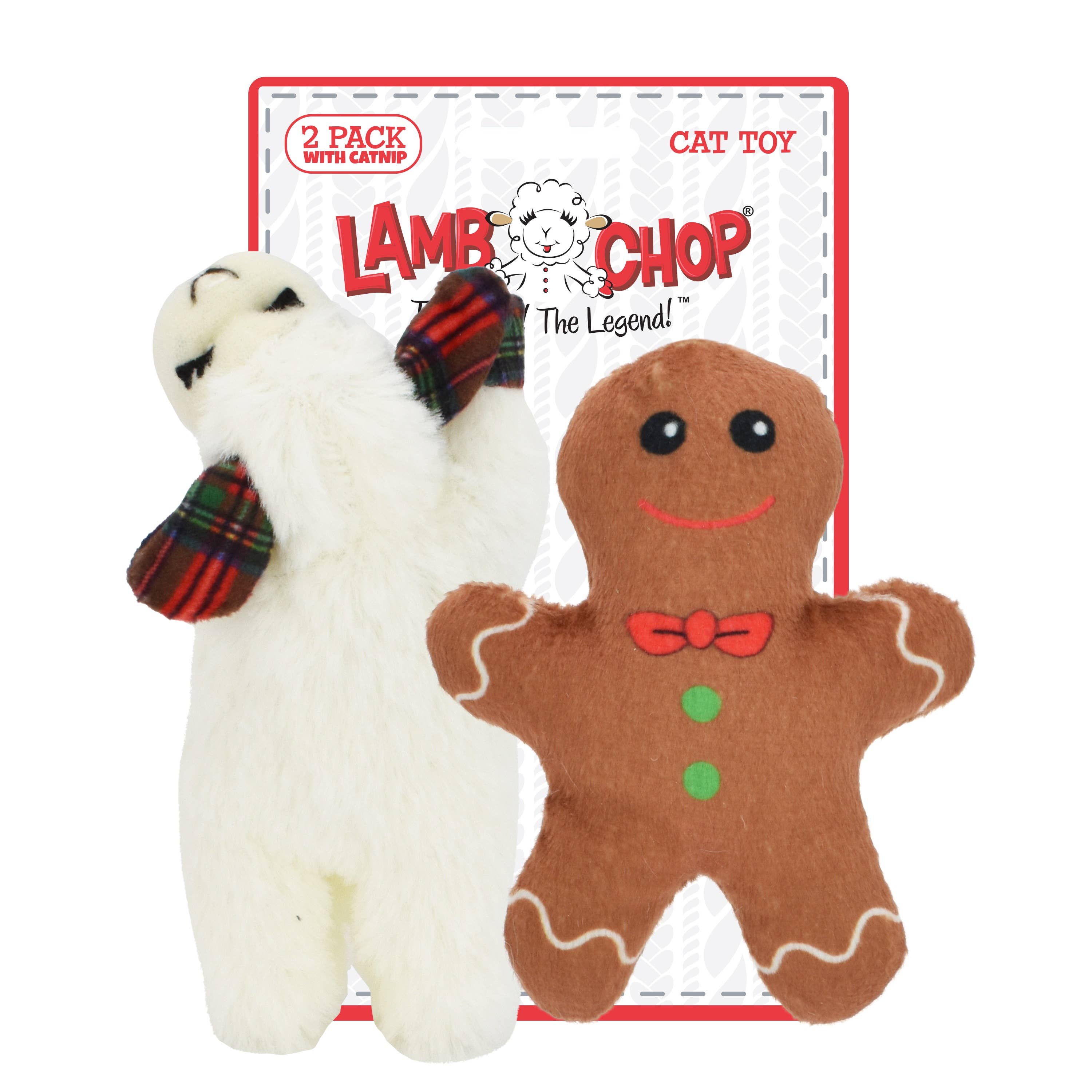 Lamb Chop® Holiday Christmas Assorted Cat Toy Set