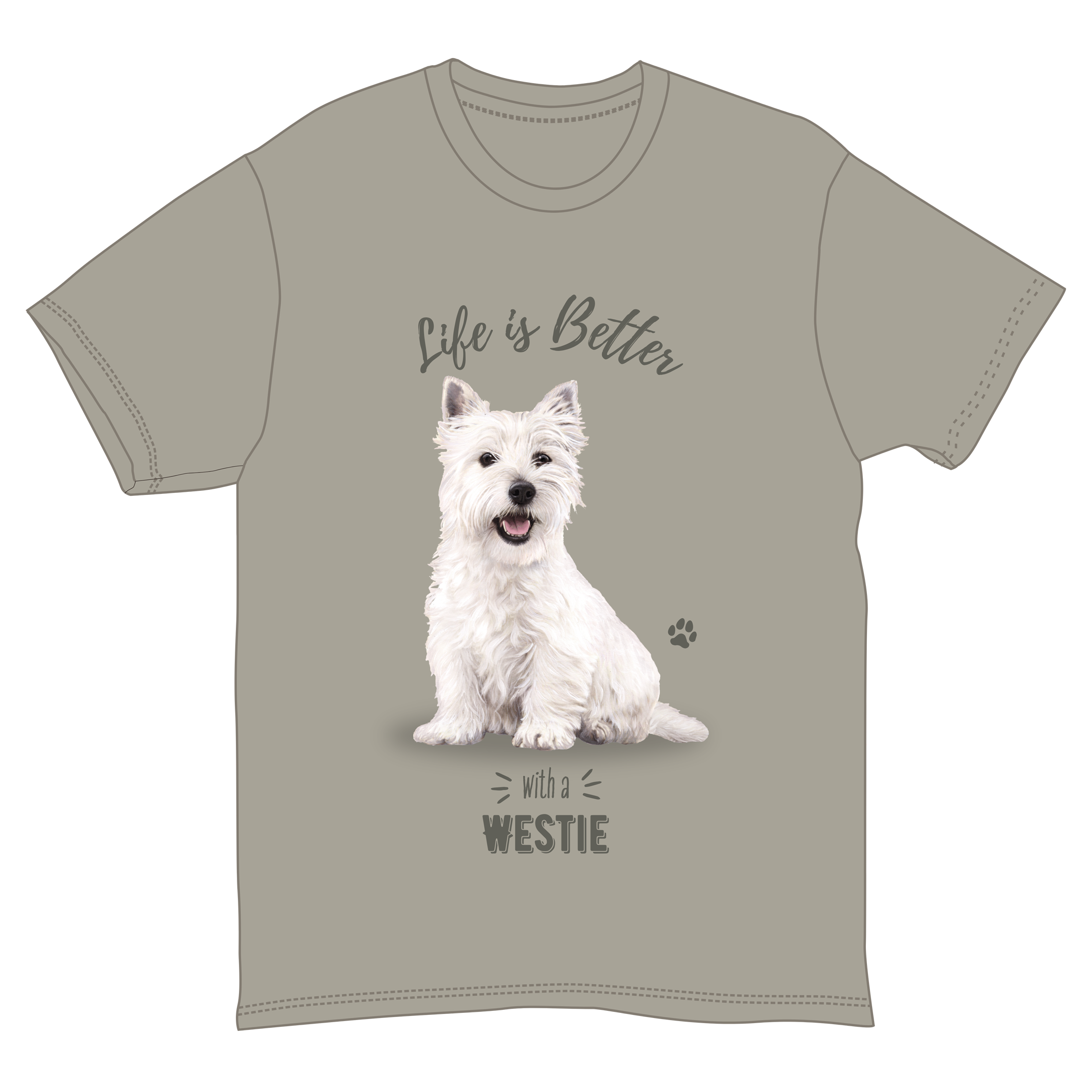 Westie Dog Tee Shirt Unisex