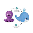 Dog Toy Octopus and Dolphin 2pc Happy To Sea You Latex Toy Set