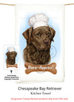 Chesapeak Bay Retriever Flour Sack Kitchen Towel