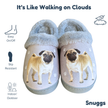 Pug Dog Pet Lovers Comfy Snuggs Slippers