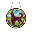 Irish Setter Acrylic Suncatcher with Chain