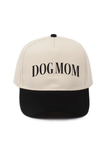 DOG MOM Embroidery 5 Panel Two Tone Hat