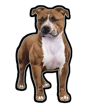 Pit Bull Un Cropped - Vinyl Sticker