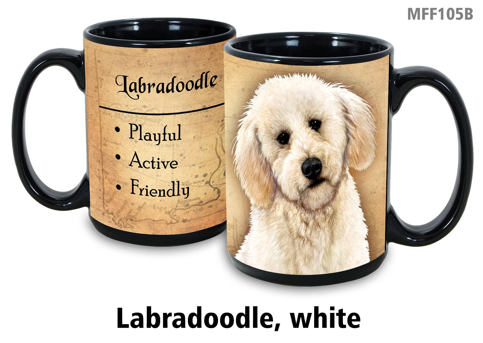 Labradoodle White Mug Coffee Cup