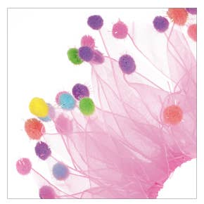 Charming Pet - Birthday Pom Pom Collar - Medium