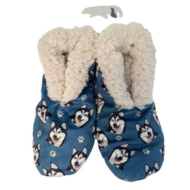 Siberian Husky Slippers