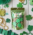 Dog Treat Cookies Shamrock St. Patrick's Day Gift Bag