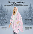 Bichon Frise Snugg Wraps with Hoodie – Ultra Soft Sherpa Fleece Wrap for Pet Lovers