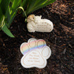 Pawprint Memorial Garden Stone
