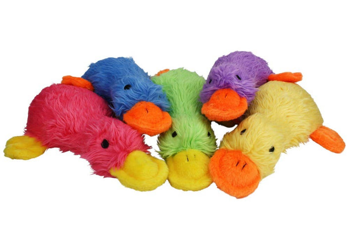 Multipet Duckworth Plush Dog Toy Assorted Colors 13
