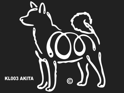 Akita K-line Window Tattoo