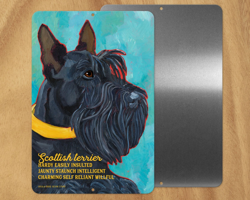 Scottish Terrier -UD Metal Sign