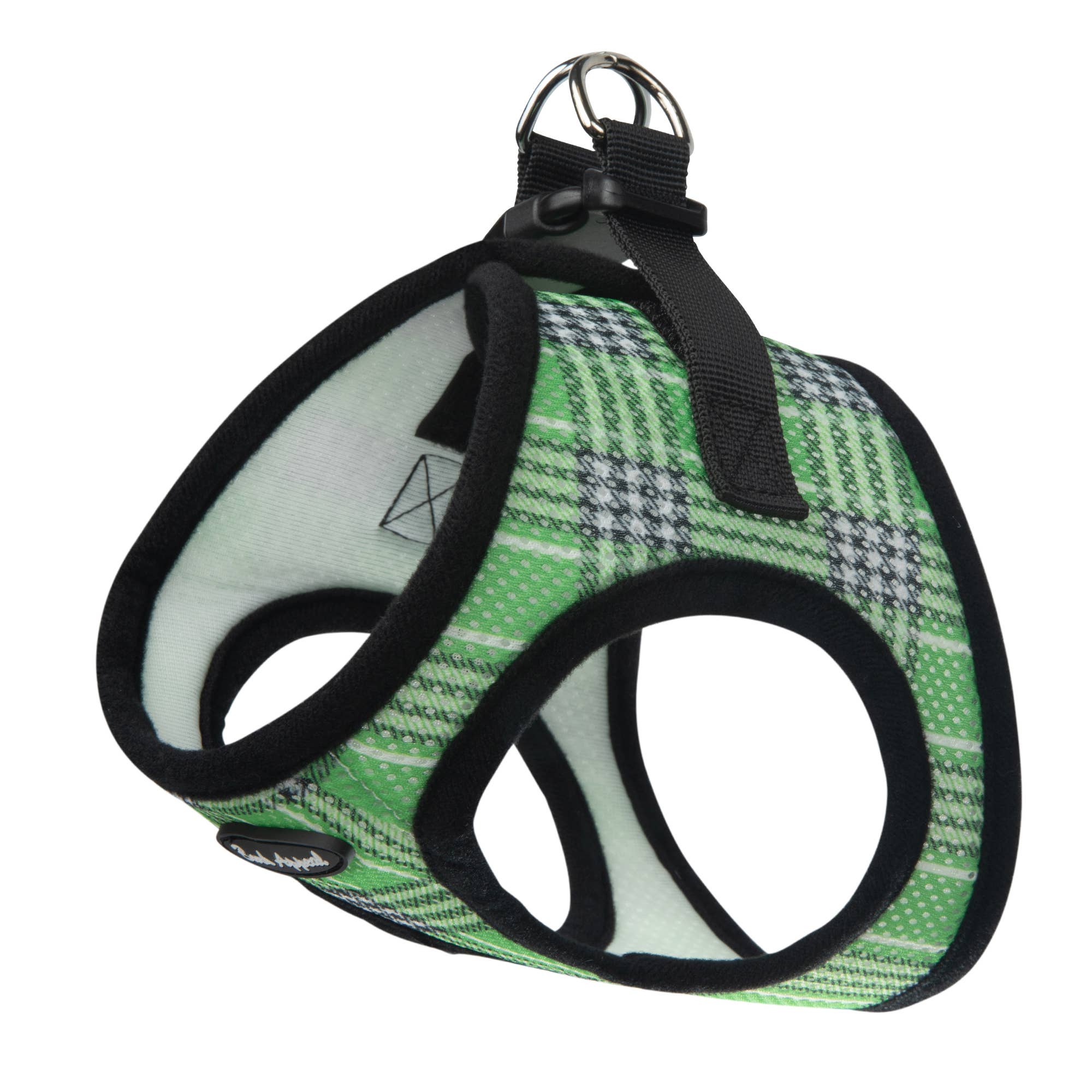 Plaid Mesh Step in Harness
