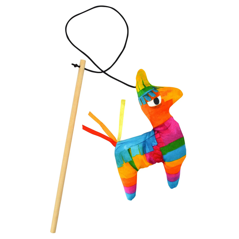 Meowijuana® Get Smashed Llama Piñata Refillable Wand Cat Toy