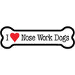 Nose Work Dog - Bone Shaped Magnet