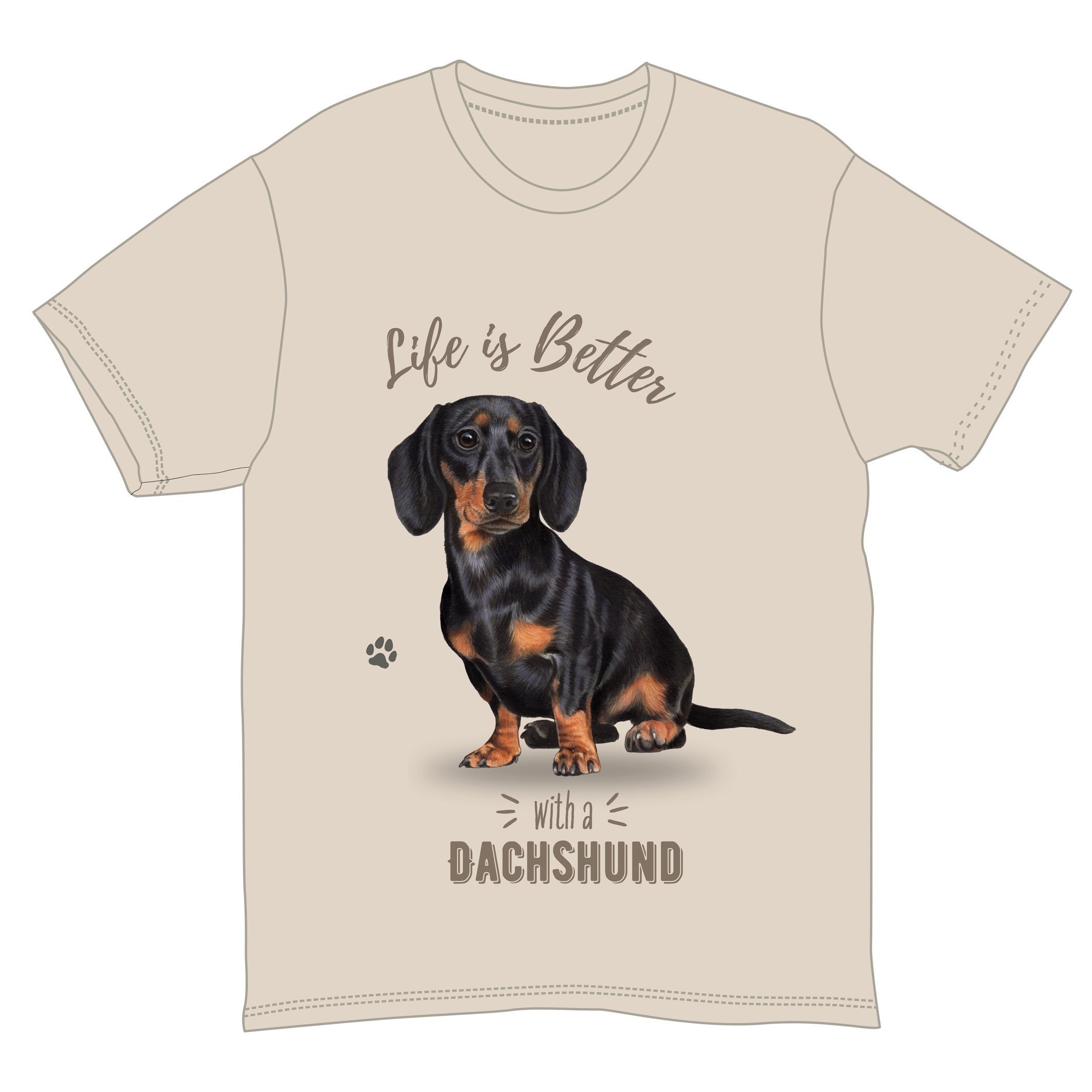 Dachshund Dog Tee Shirt Unisex